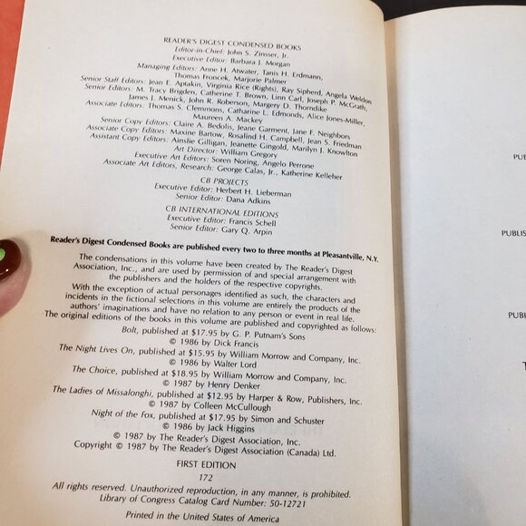 2 Beautiful Orange and lime Green Readers Digest Vintage HB Books Riser Decor - Picture 5 of 7